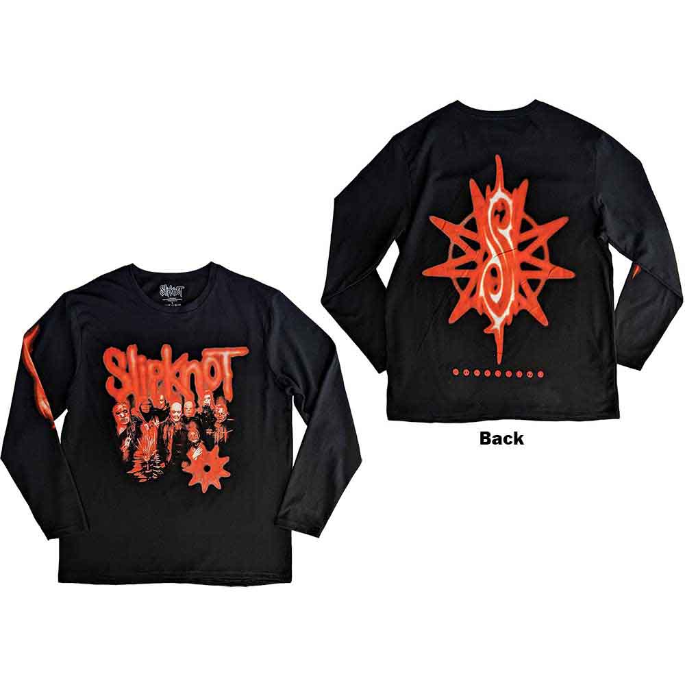 Slipknot The End So Far Group Photo Tribal-S Nonagram [T-Shirt] - Rock Band Apparel