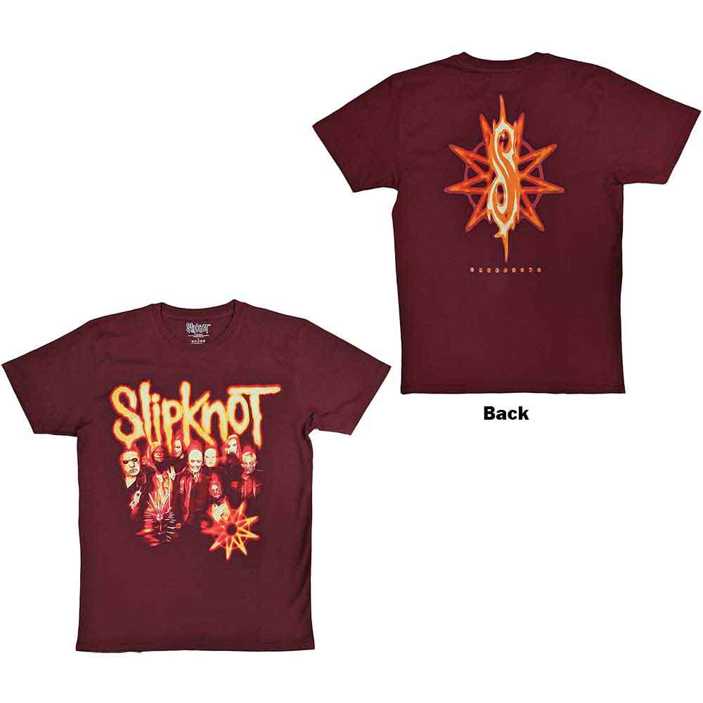Slipknot The End So Far Group Photo Tribal S Nonogram [T-Shirt] - Rock Band Apparel