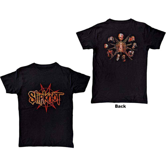 Slipknot The End So Far Pentagram Heads [T-Shirt] - Rock Band Apparel