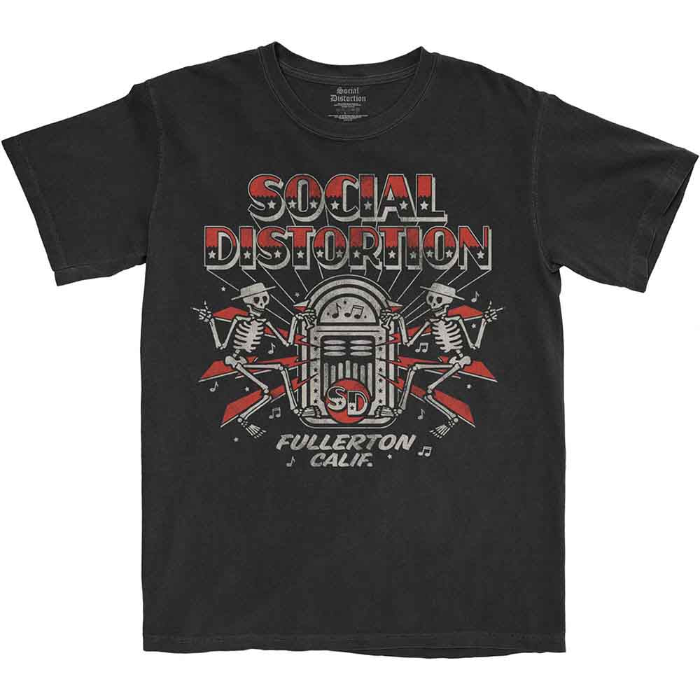 Social Distortion Jukebox Skelly [T-Shirt] - Rock Band Apparel