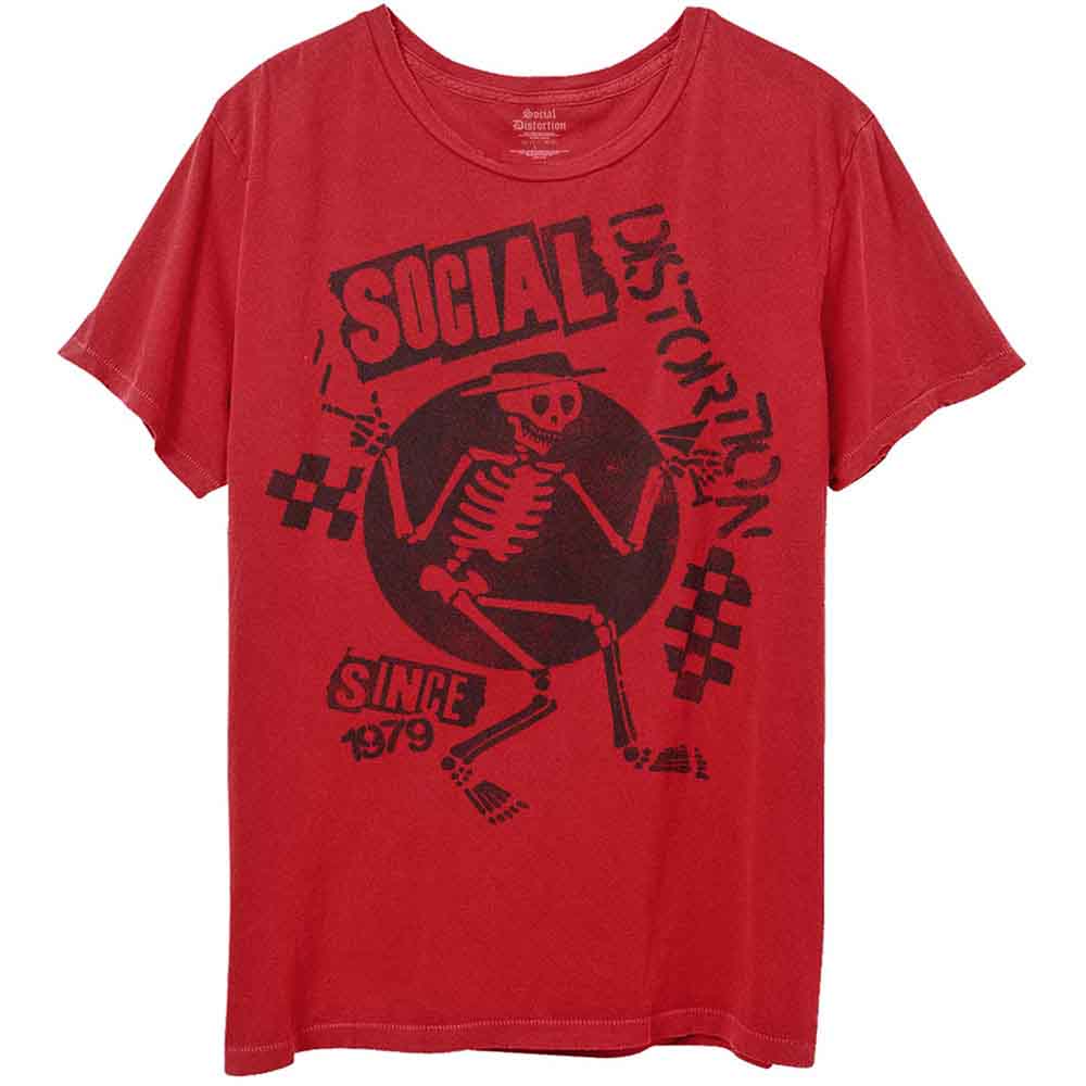 Social Distortion Speakeasy Checkerboard [T-Shirt] - Rock Band Apparel