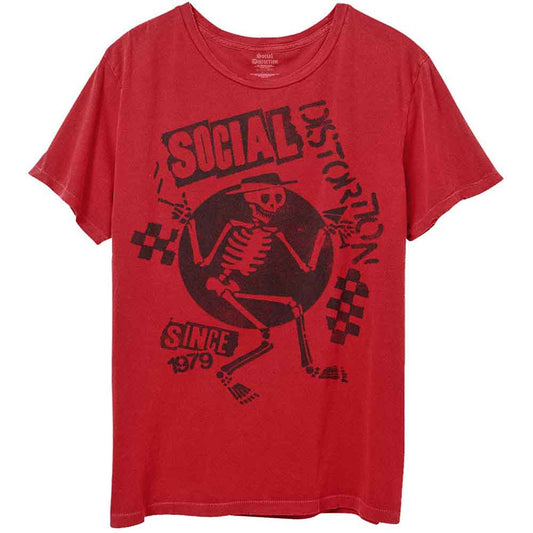 Social Distortion Speakeasy Checkerboard [T-Shirt] Red