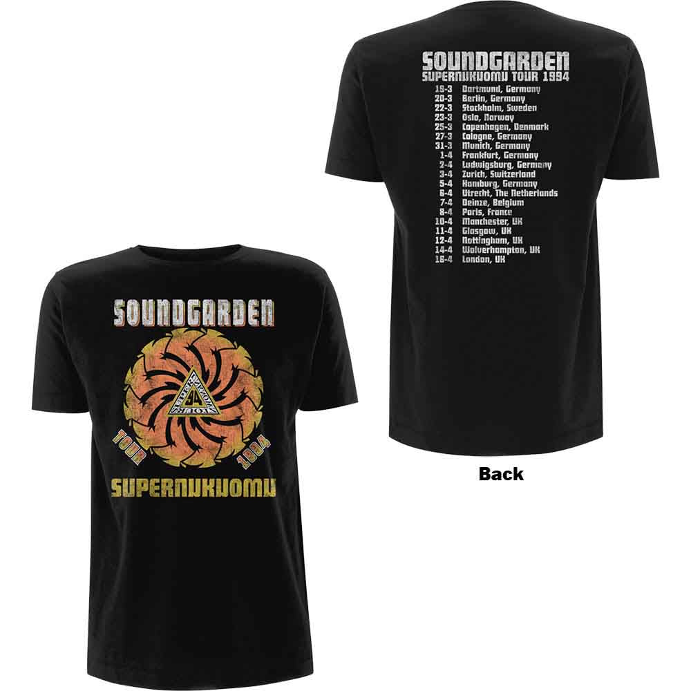 Soundgarden Superunknown Tour '94 [T-Shirt] - Rock Band Apparel