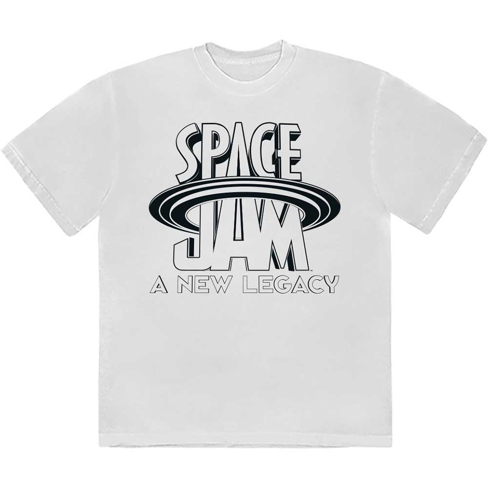 Space Jam B&W Logo [T-Shirt] White