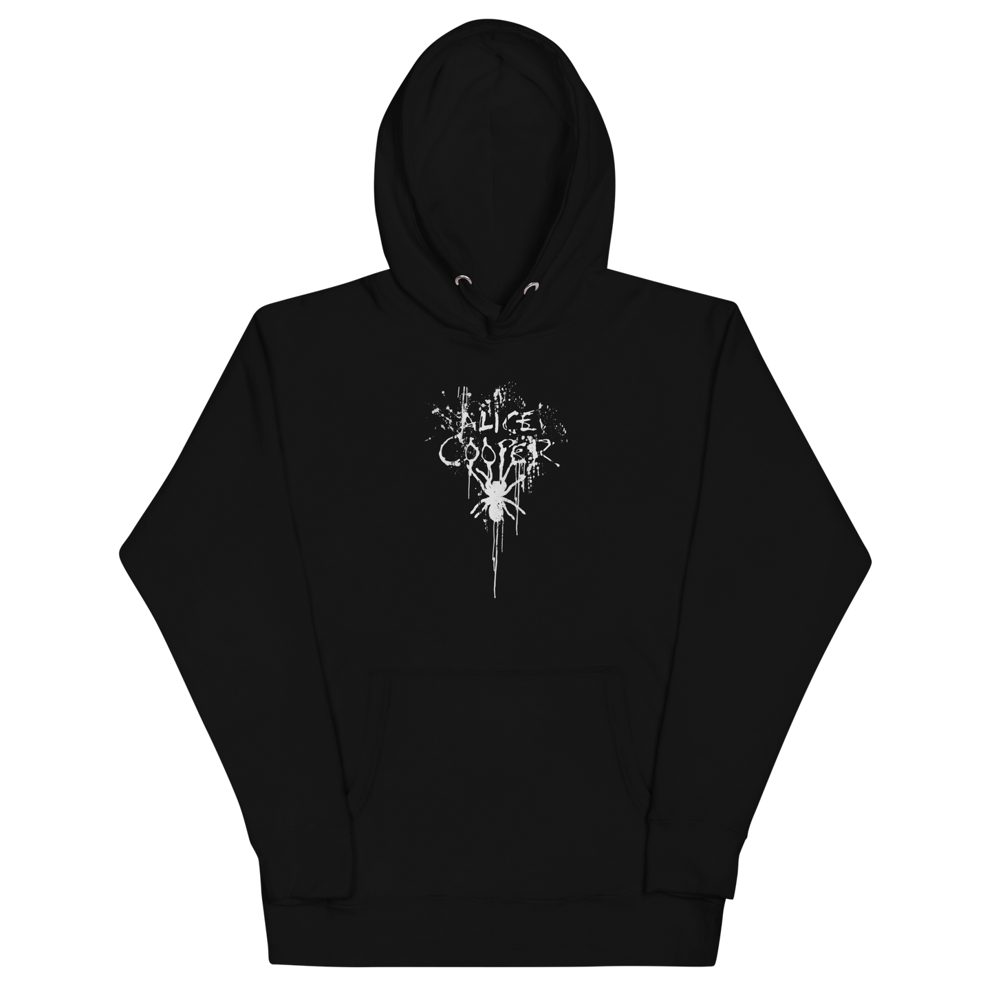 MERCHMOMENT Alice Cooper Spider Drip Classic Hoodie [Apparel] - Rock Band Apparel