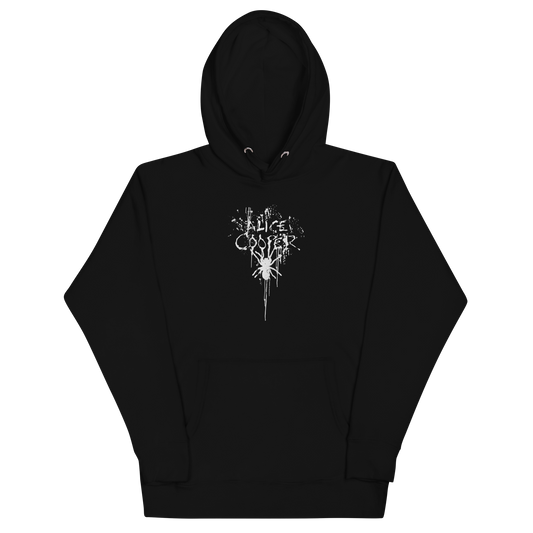 MERCHMOMENT Alice Cooper Spider Drip Classic Hoodie [Apparel] - Rock Band Apparel