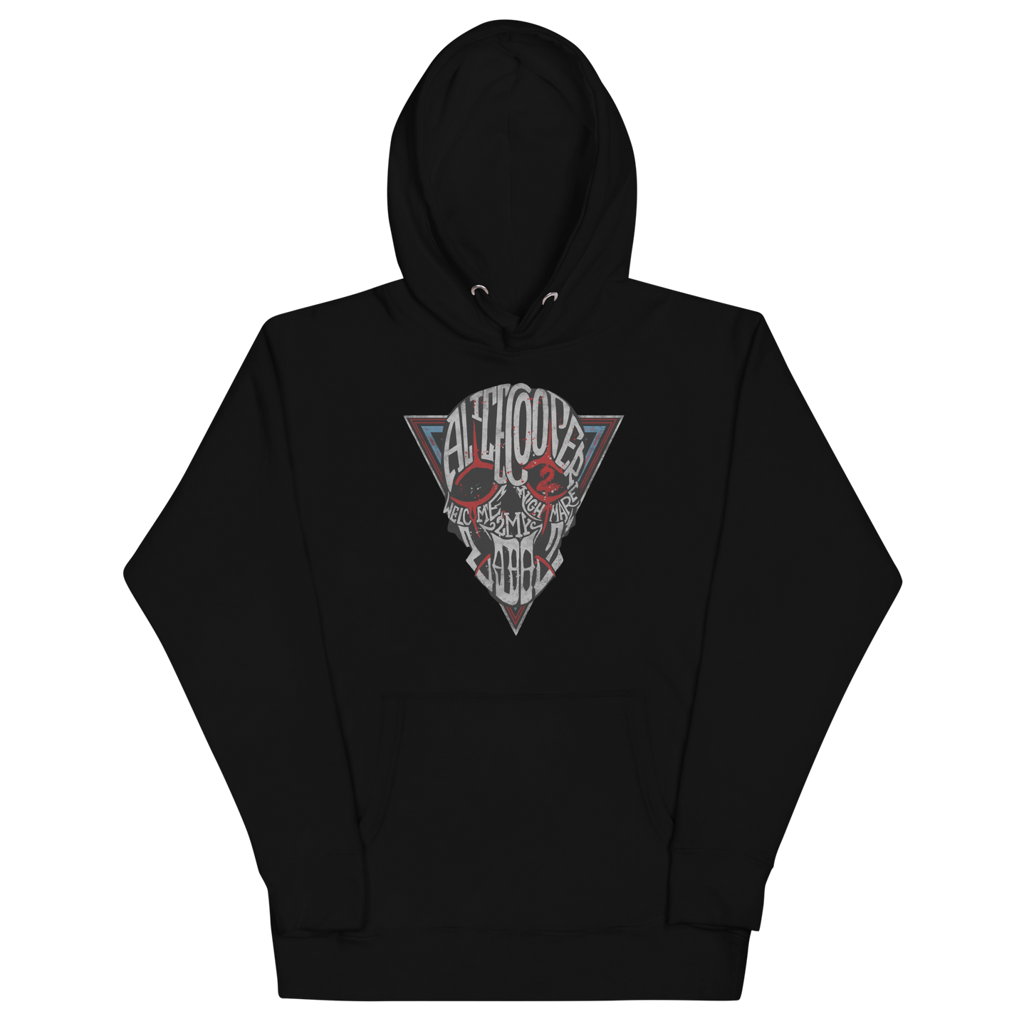 MERCHMOMENT Alice Cooper Welcome 2 My Classic Hoodie [Apparel] - Rock Band Apparel