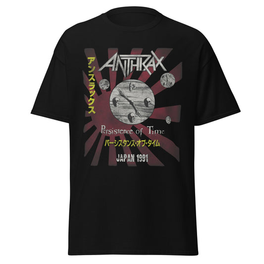 MERCHMOMENT Anthrax - Japan 91 Tour Jumbo Print T-Shirt [Apparel] - Rock Band Apparel