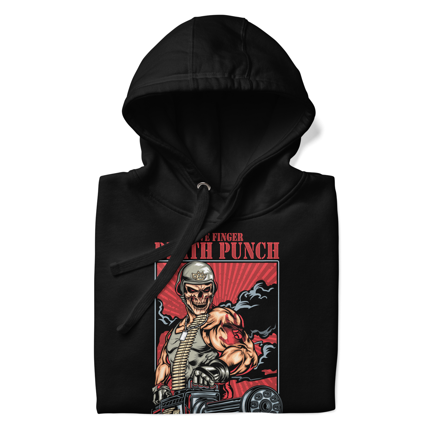 MERCHMOMENT Five Finger Death Punch Gatling Hoodie [Apparel] - Rock Band Apparel