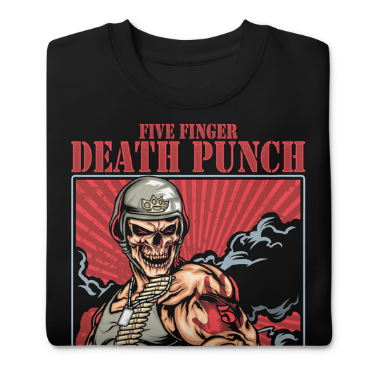 MERCHMOMENT Five Finger Death Punch Gatling Sweatshirt [Apparel] - Rock Band Apparel