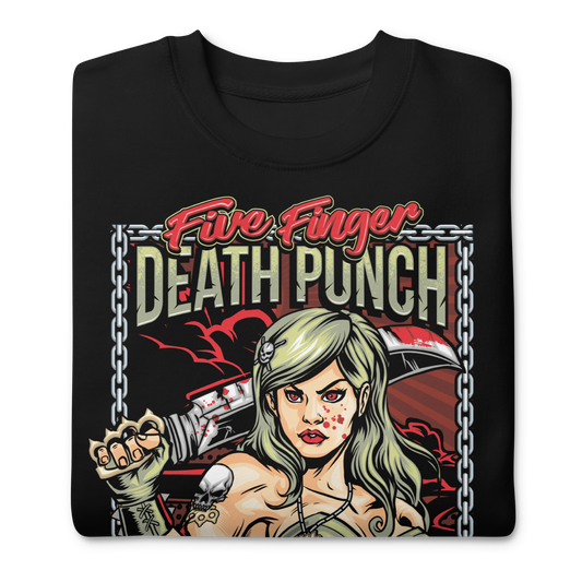 MERCHMOMENT Five Finger Death Punch Machete Sweatshirt [Apparel] - Rock Band Apparel