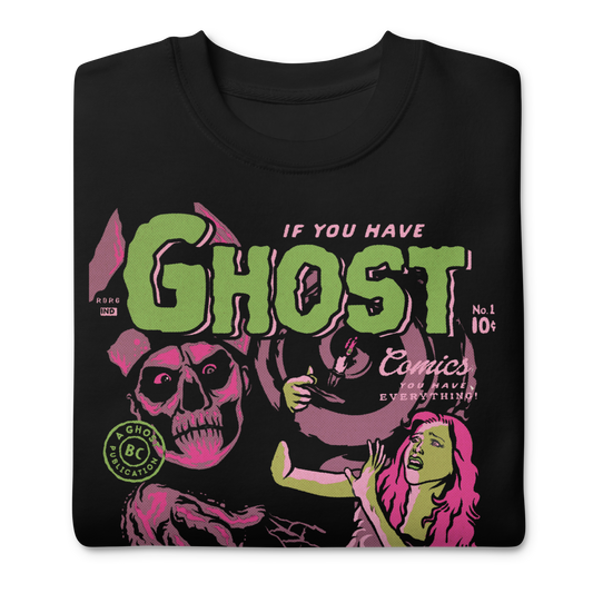 MERCHMOMENT Ghost Comics Vintage Sweatshirt [Apparel] - Rock Band Apparel