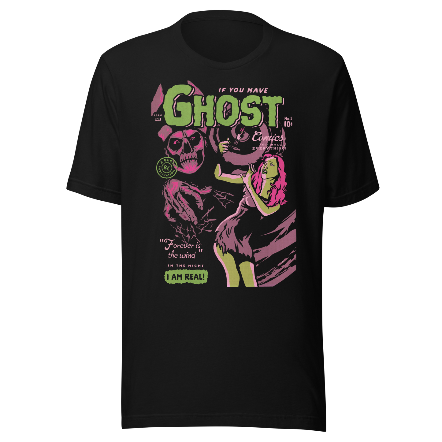 Stakes Ghost Comics Vintage T-Shirt [Apparel] Black