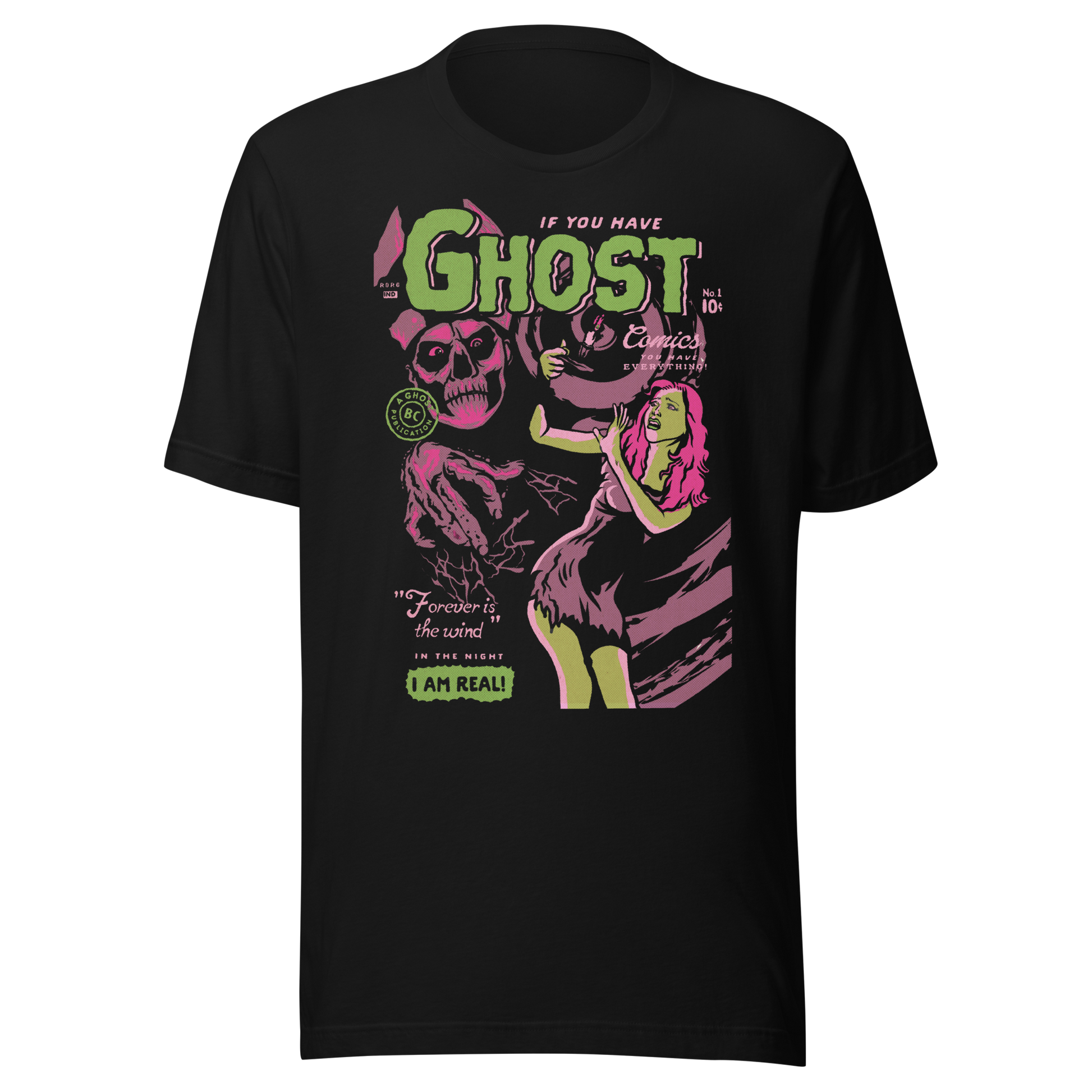 Stakes Ghost Comics Vintage T-Shirt [Apparel] Black