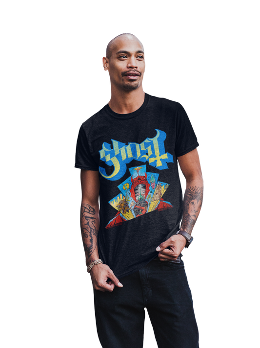MERCHMOMENT Ghost - Devil's Mouth Jumbo Print T-Shirt [Apparel] - Rock Band Apparel