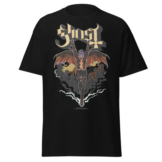 MERCHMOMENT Ghost - Fly Over Jumbo Print T-Shirt [Apparel] - Rock Band Apparel