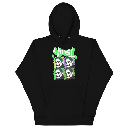 MERCHMOMENT Ghost Green Jokers Classic Hoodie [Apparel] - Rock Band Apparel