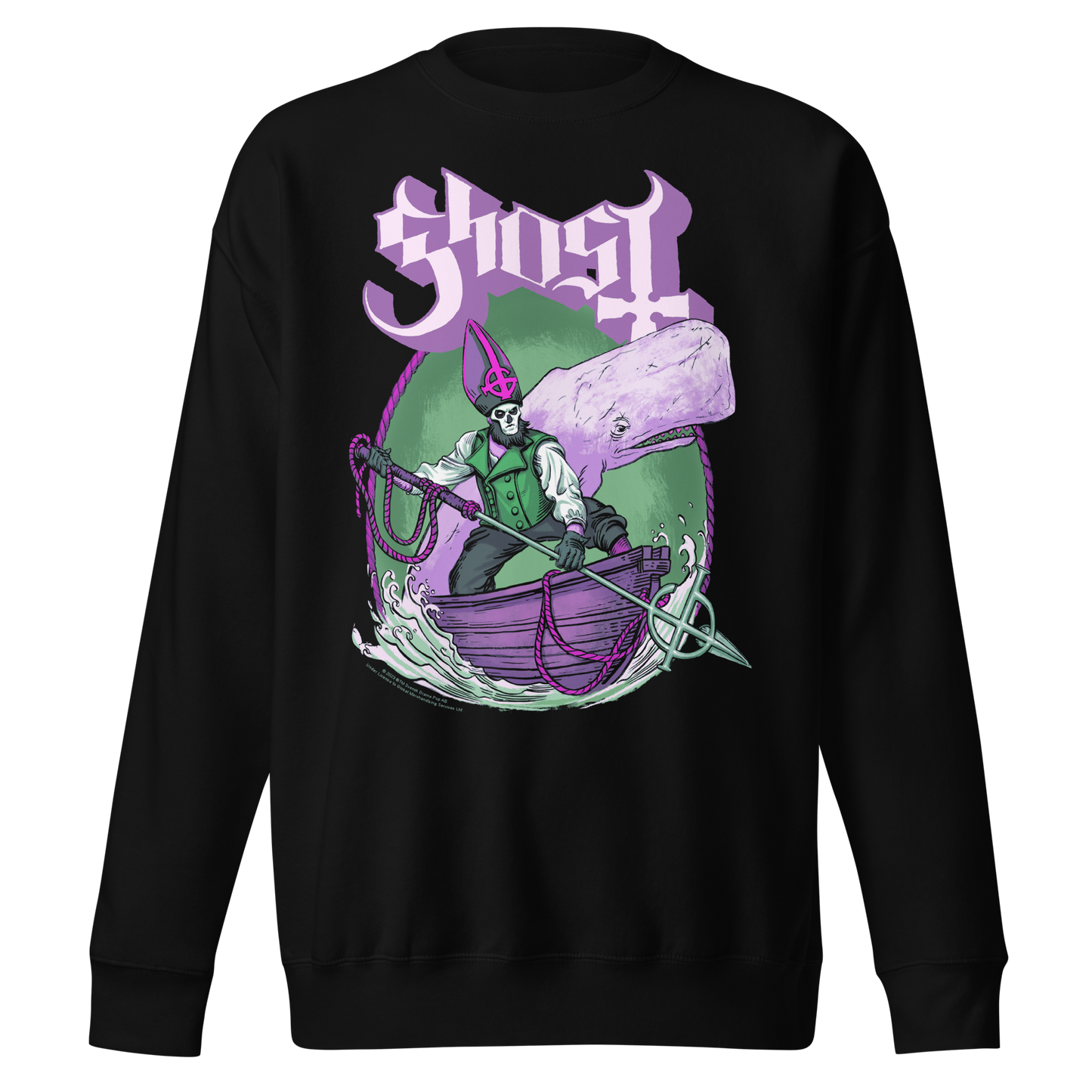 MERCHMOMENT Ghost High Seas Jumbo Print Sweatshirt [Apparel] - Rock Band Apparel