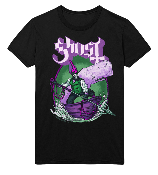 MERCHMOMENT Ghost High Seas Jumbo Print T-Shirt [Apparel] - Rock Band Apparel