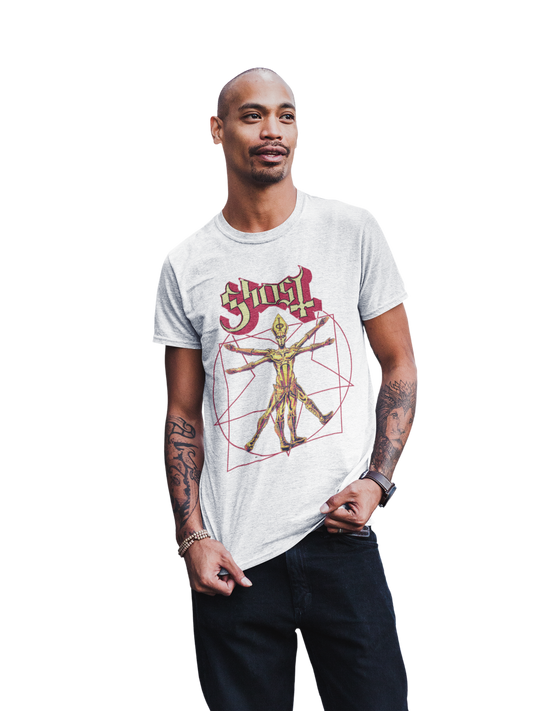 Stakes Ghost - In the Machine Jumbo Print T-Shirt [Apparel] Black