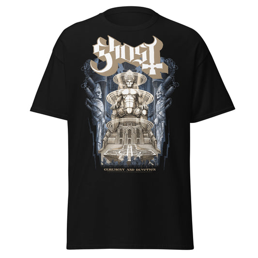Stakes Ghost - Monument Jumbo Print T-Shirt [Apparel] Black