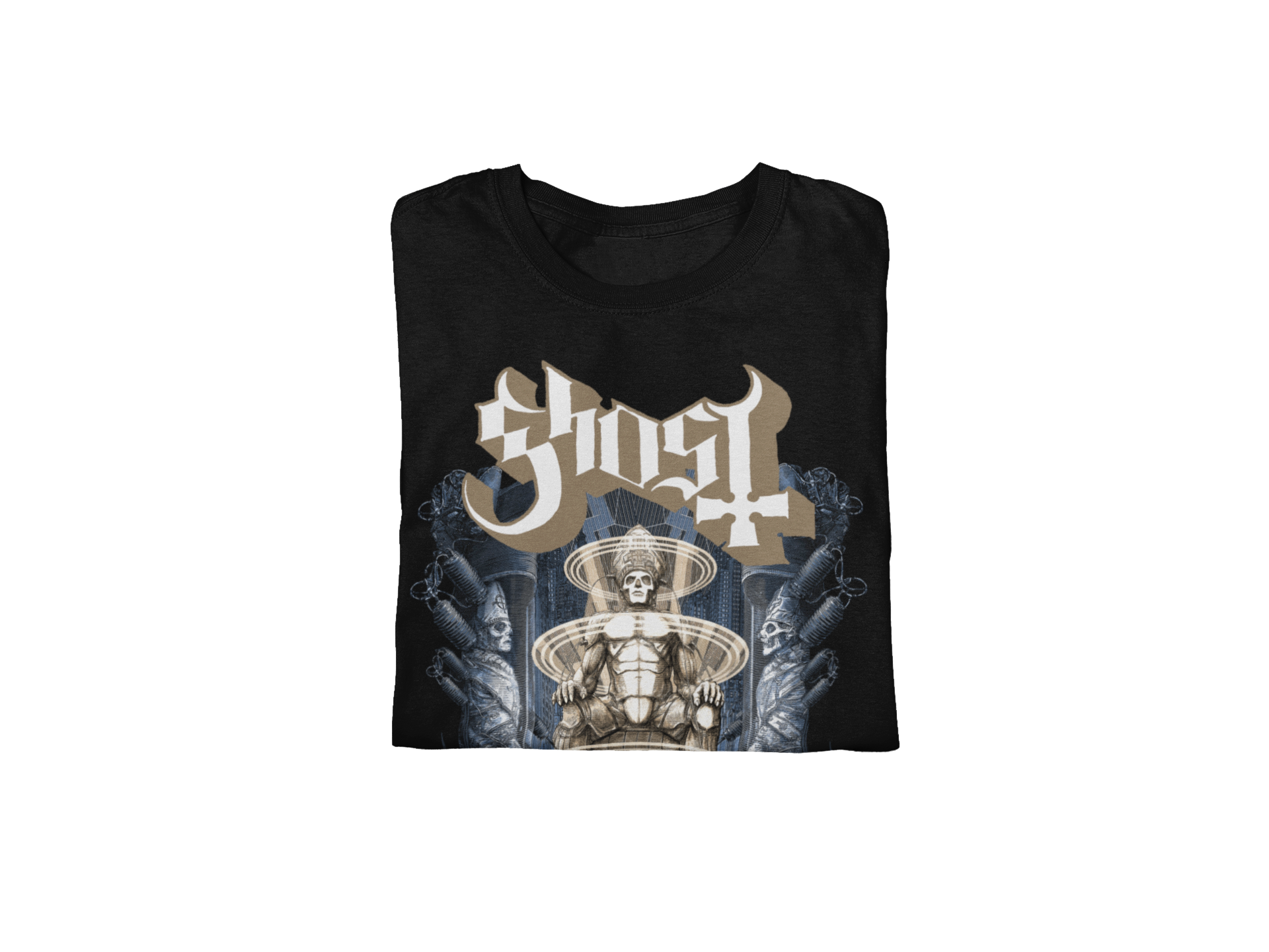 Stakes Ghost - Monument Jumbo Print T-Shirt [Apparel] Black