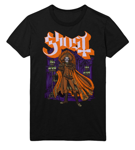 MERCHMOMENT Ghost Orange Cape Jumbo Print T-Shirt [Apparel] - Rock Band Apparel