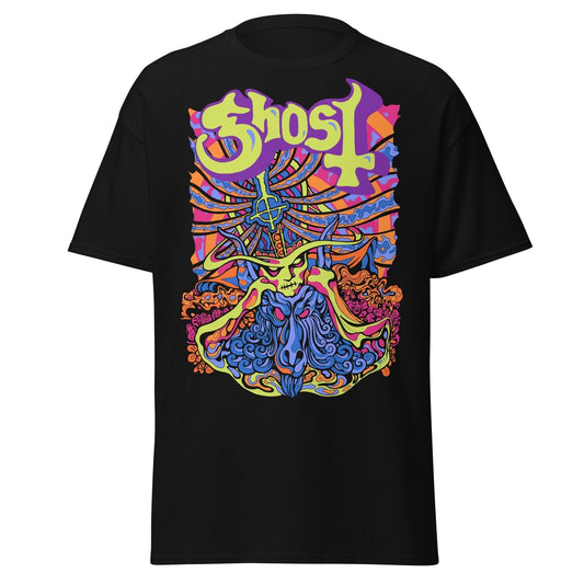 MERCHMOMENT Ghost - Stained Glass Jumbo Print T-Shirt [Apparel] - Rock Band Apparel