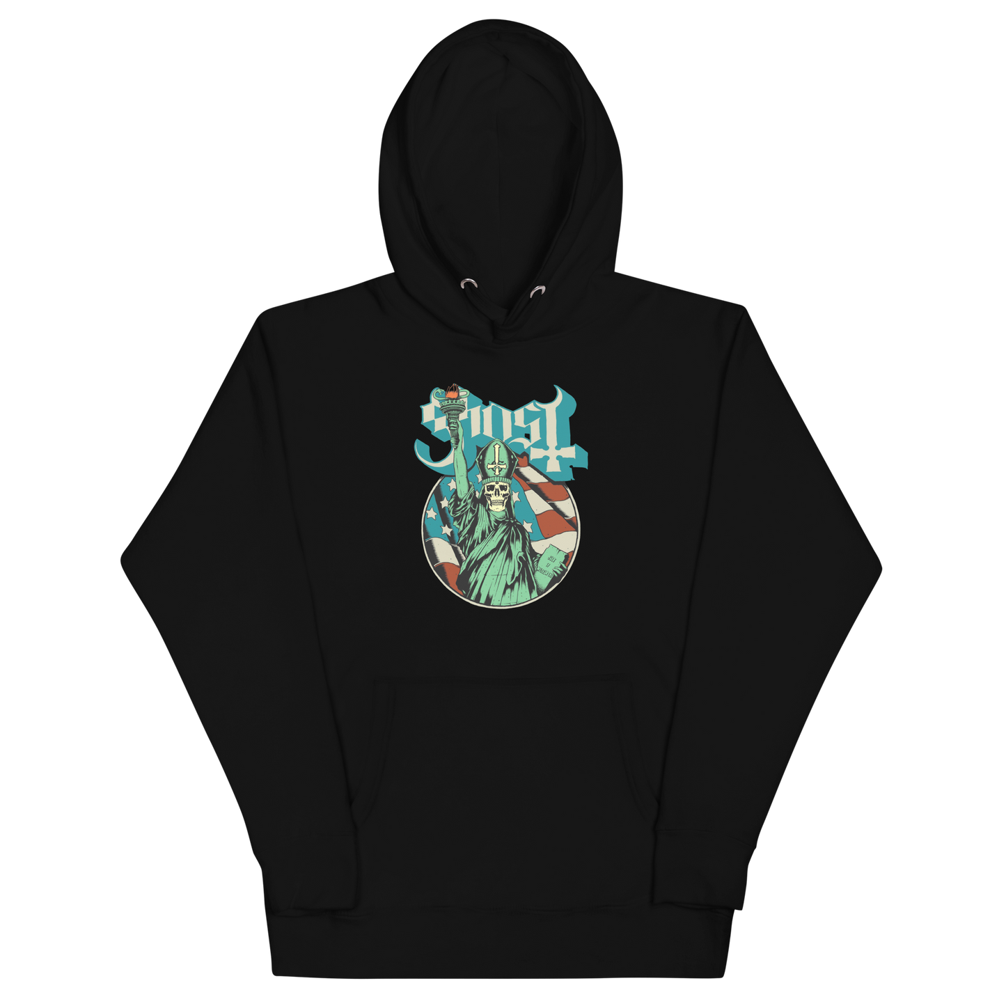 Stakes Ghost - Statue of Liberty Classic Hoodie [Apparel] Black