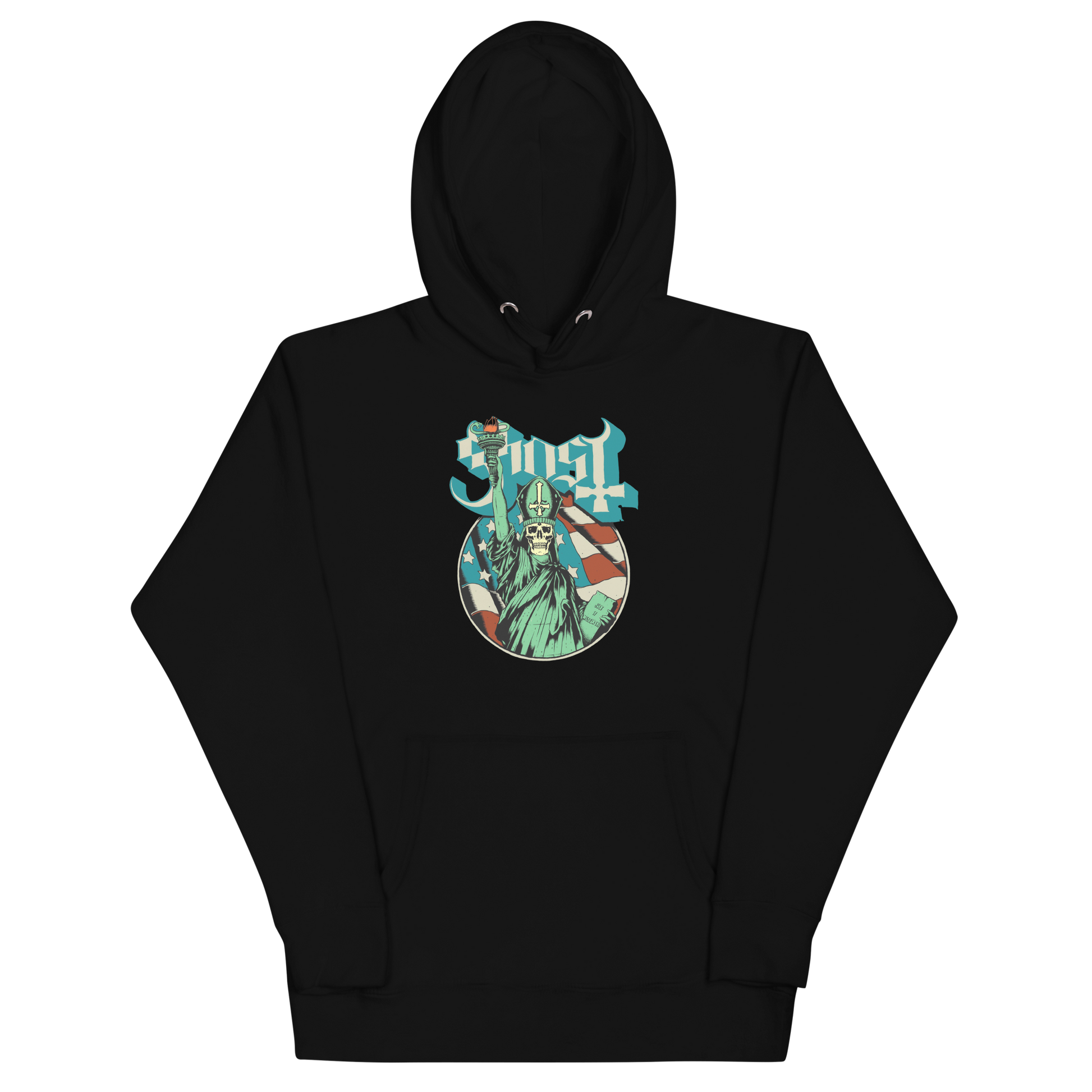 Stakes Ghost - Statue of Liberty Classic Hoodie [Apparel] Black
