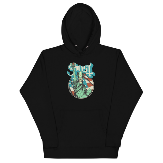 Stakes Ghost - Statue of Liberty Classic Hoodie [Apparel] Black