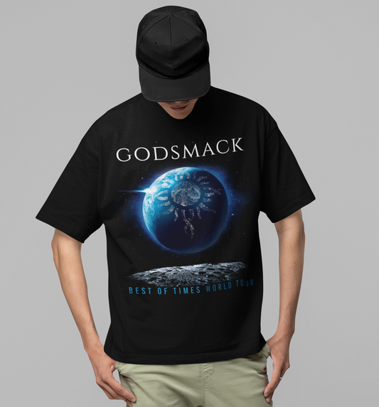 Stakes Godsmack - Best of Times Jumbo Print T-Shirt [Apparel] Black