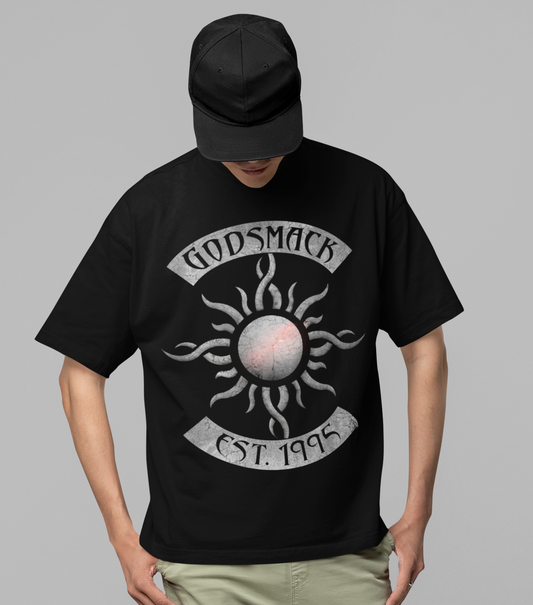 MERCHMOMENT Godsmack - Est. 1995 Jumbo Print T-Shirt [Apparel] - Rock Band Apparel