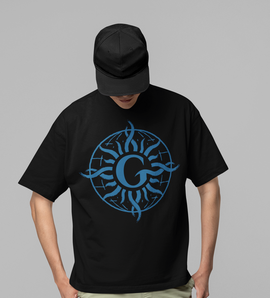 Stakes Godsmack - G Compass Logo Jumbo Print T-Shirt [Apparel] Black