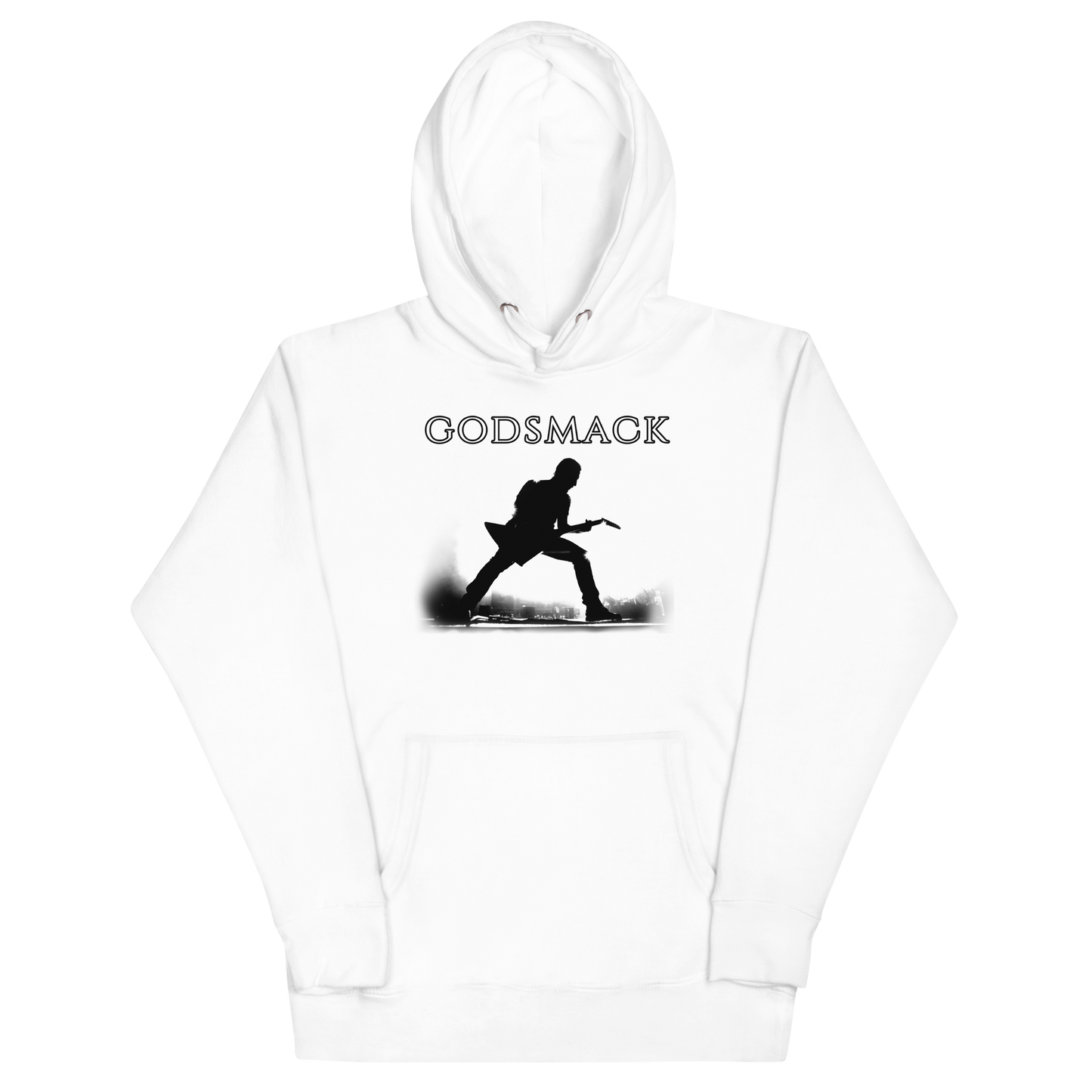 Stakes Godsmack Lean In Sillouhete Classic Hoodie [Apparel] White