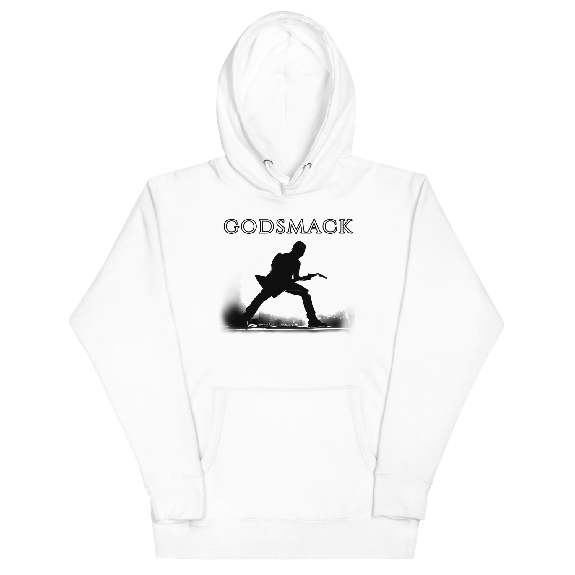 Stakes Godsmack Lean In Sillouhete Classic Hoodie [Apparel] White