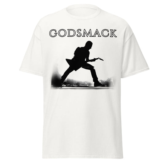 MERCHMOMENT Godsmack - Lean In Sillouhete Jumbo Print T-Shirt [Apparel] - Rock Band Apparel