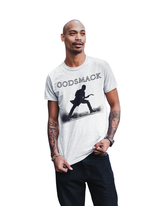 MERCHMOMENT Godsmack - Lean In Sillouhete Jumbo Print T-Shirt [Apparel] - Rock Band Apparel