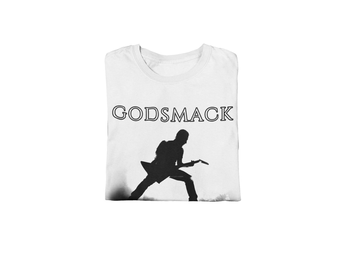 MERCHMOMENT Godsmack - Lean In Sillouhete Jumbo Print T-Shirt [Apparel] - Rock Band Apparel