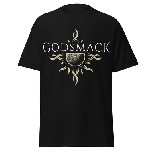 MERCHMOMENT Godsmack - Moon Comes Up Jumbo Print T-Shirt [Apparel] - Rock Band Apparel
