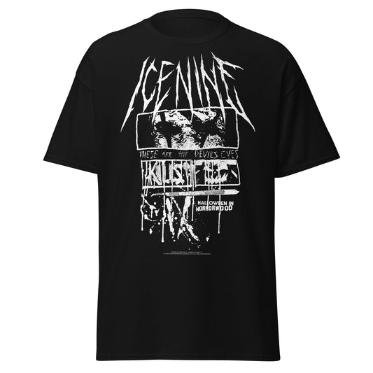 Stakes Ice Nine Kills Devil's Eyes Jumbo Print T-shirt [Apparel] Black