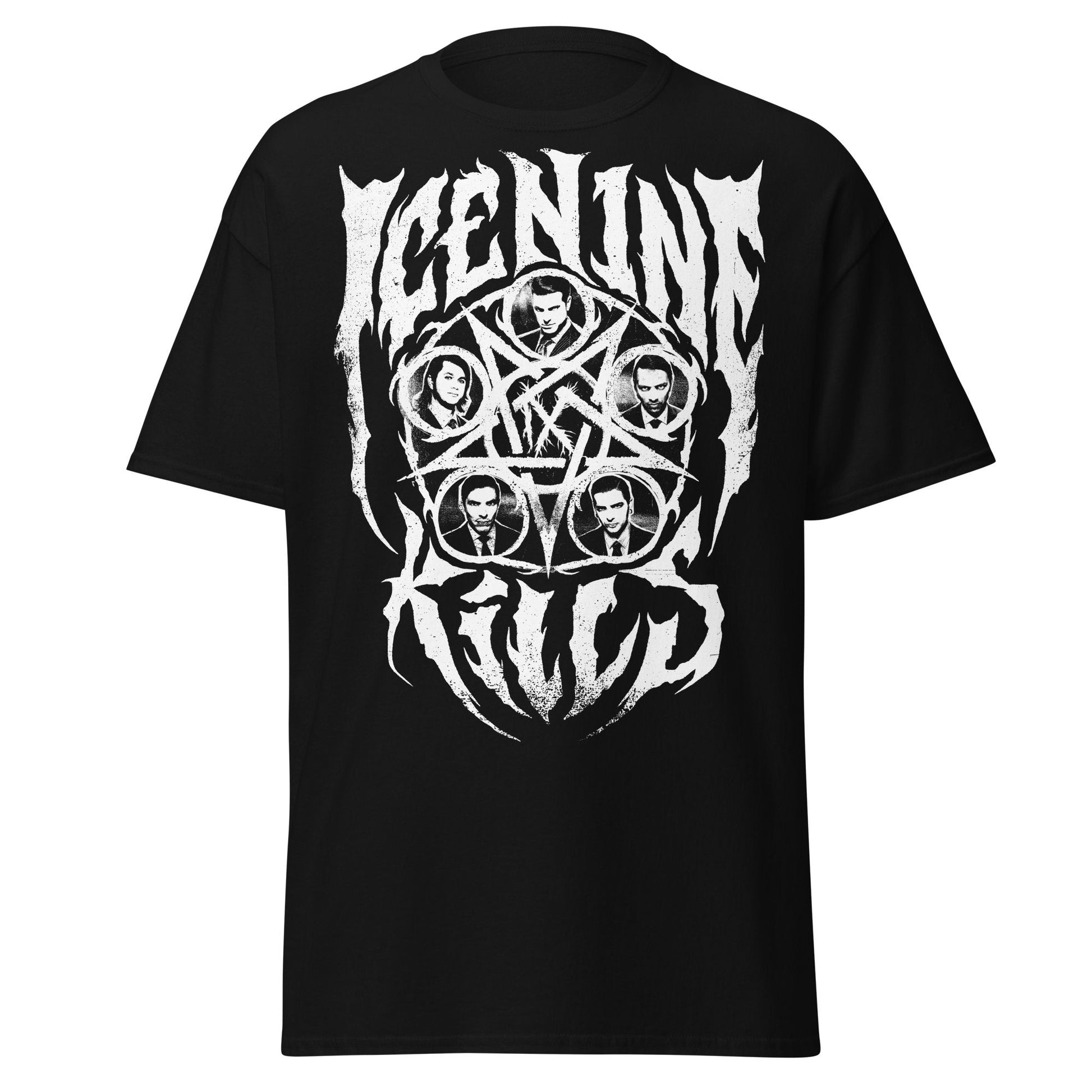 Stakes Ice Nine Kills Fictional Substance Jumbo Print T-shirt [Apparel] Black