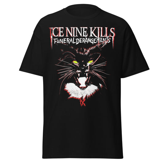 Stakes Ice Nine Kills Funeral Derangements Jumbo Print T-Shirt [Apparel] Black
