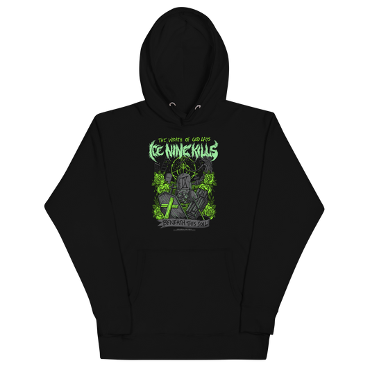 MERCHMOMENT Ice Nine Kills Green Wrath Classic Hoodie [Apparel] - Rock Band Apparel