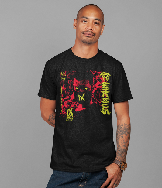MERCHMOMENT Ice Nine Kills IX Days Later Jumbo Print T-shirt [Apparel] - Rock Band Apparel