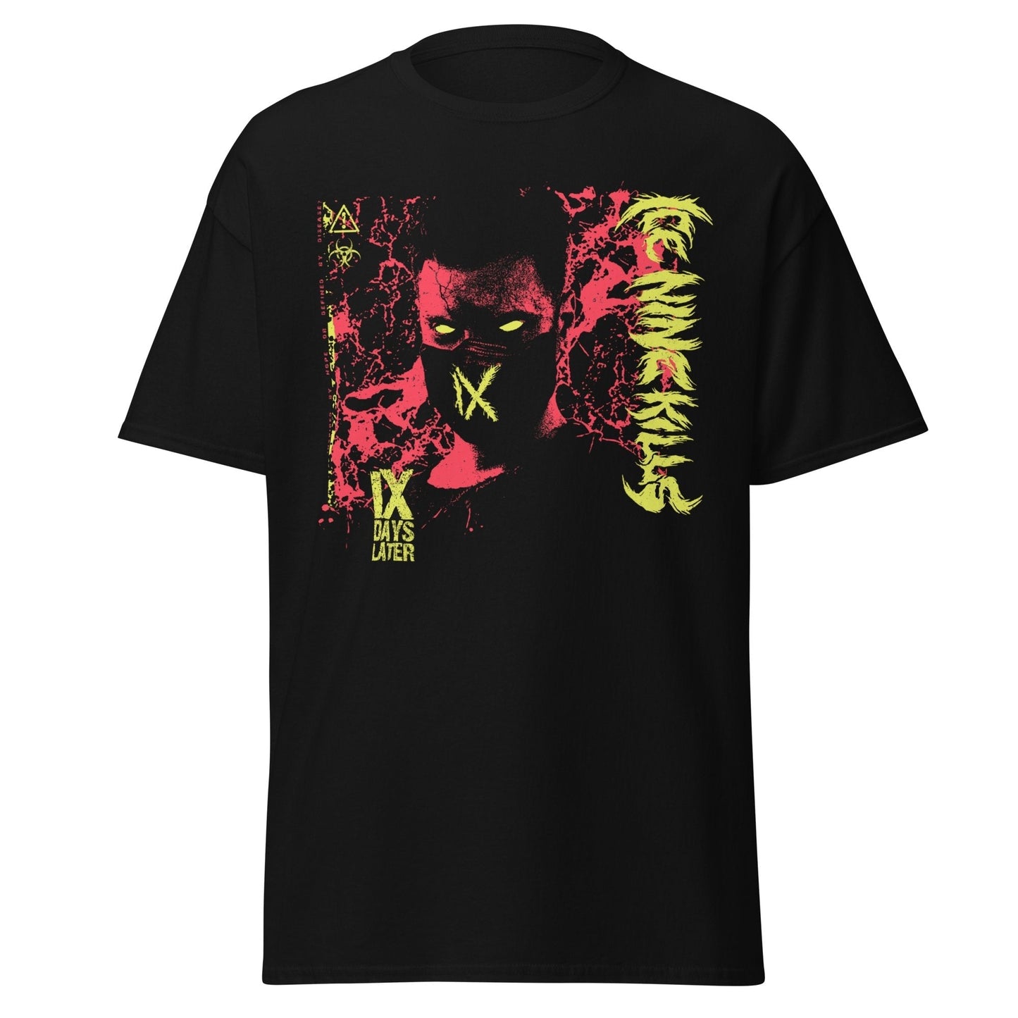 MERCHMOMENT Ice Nine Kills IX Days Later Jumbo Print T-shirt [Apparel] - Rock Band Apparel