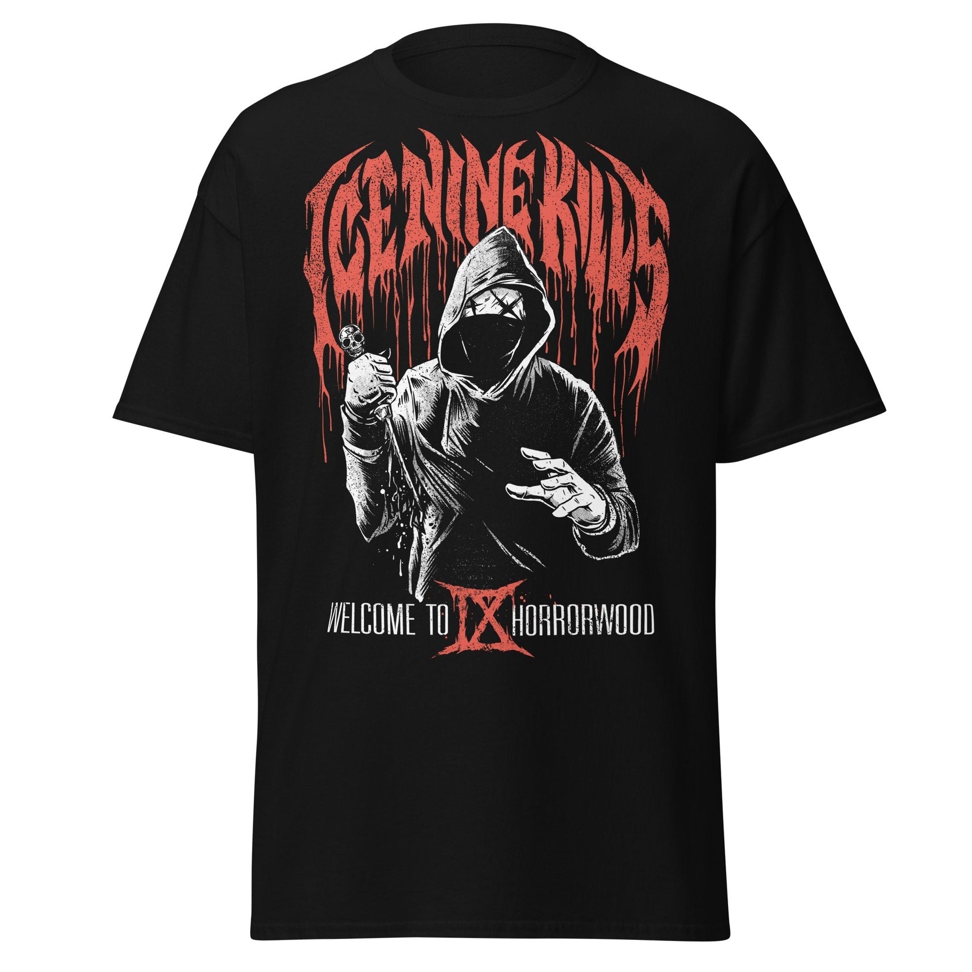 MERCHMOMENT Ice Nine Kills Ix Horrorwood Jumbo Print T-shirt [Apparel] - Rock Band Apparel