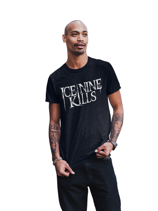 MERCHMOMENT Ice Nine Kills Knife Logo Jumbo Print T-shirt [Apparel] - Rock Band Apparel