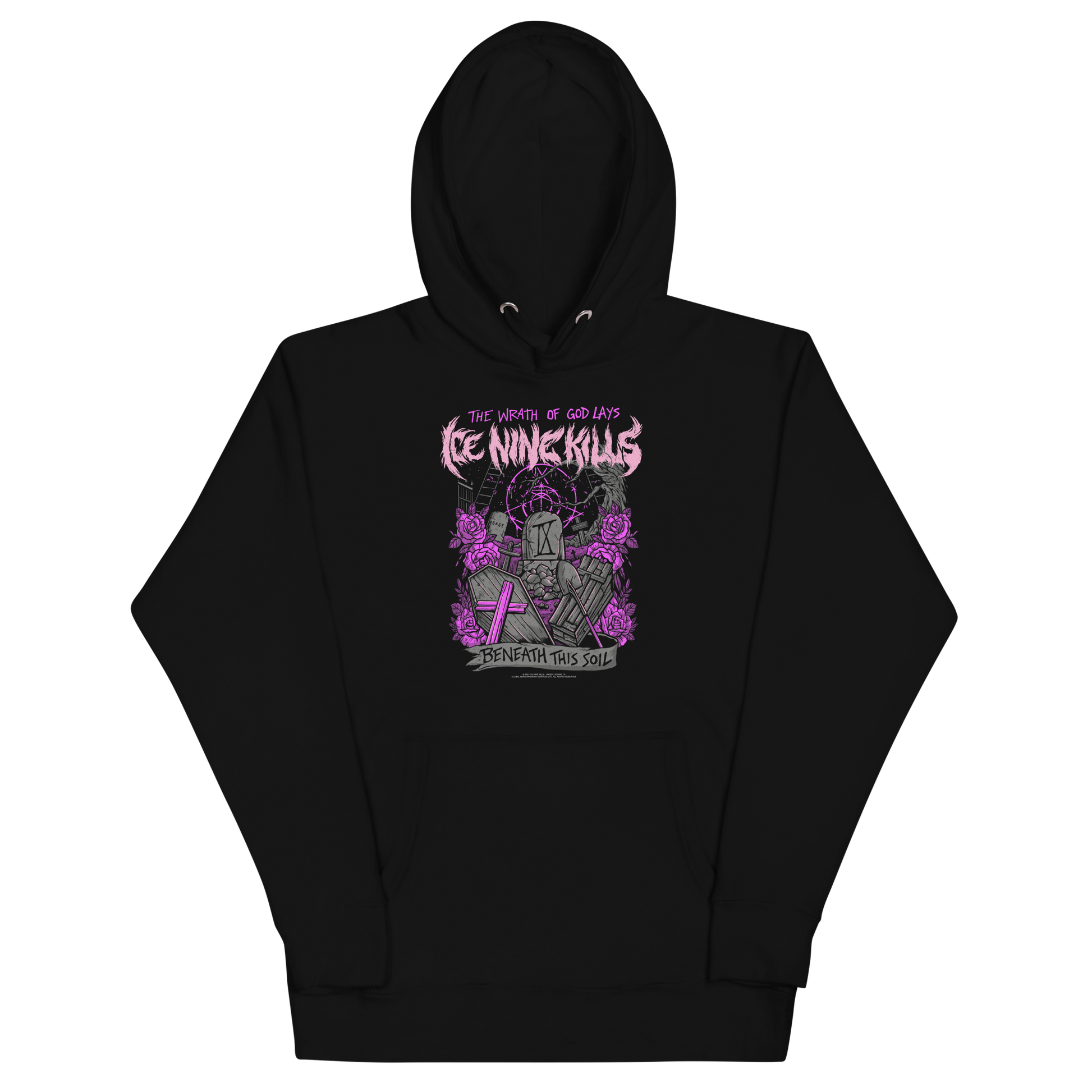 Stakes Ice Nine Kills Purple Wrath Classic Hoodie [Apparel] Black