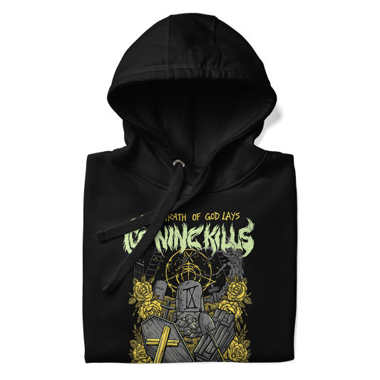 MERCHMOMENT Ice Nine Kills Yellow Wrath Classic Hoodie [Apparel] - Rock Band Apparel